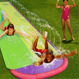 16' Dual Racing Water Slide - Fun Lawn Water Slides Pools Provides the Ultimate Mix of Fun & Competition for The Little Ones