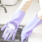 Uptown Vibez 2 in 1 Silicon Dish Scrubber Gloves