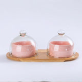 Uptown Vibez 2piece pink Dessert bowl set