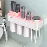 Uptown Vibez 3 CUPS pink Washroom Device Rack