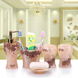 Uptown Vibez 4 Beach Side Bathroom Accessories Set