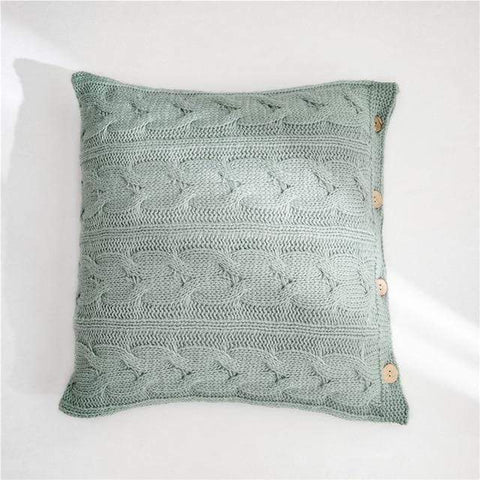 Uptown Vibez 45X45CM / Cushion Cover Knitted Crochet Cushion with Core & Buttons