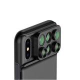 6 in 1 Camera Lens Phone Case for iPhone X, XR, XS, and XS Max