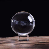 Uptown Vibez 8cm crystal base2 Solar System Crystal Ball