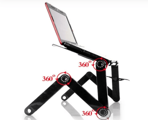 Adjustable Aluminium Foldable Portable Laptop Tray