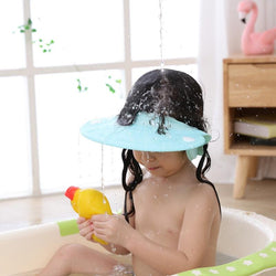 Adjustable Silicone Baby Shower Cap