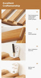 Uptown Vibez Bamboo Plank Shelf