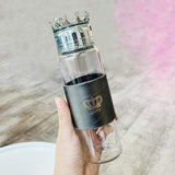 Uptown Vibez Black / 2 / 201-300ml Crown Glass Bottle