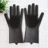 Uptown Vibez Black 2 in 1 Silicon Dish Scrubber Gloves