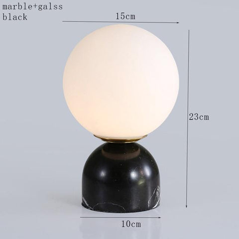 Uptown Vibez black color Marble Pattern Table Lamp