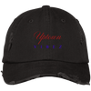 CustomCat Hats Black / One Size Distressed Dad Cap