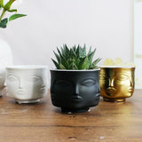 Uptown Vibez Ceramic Face Pots