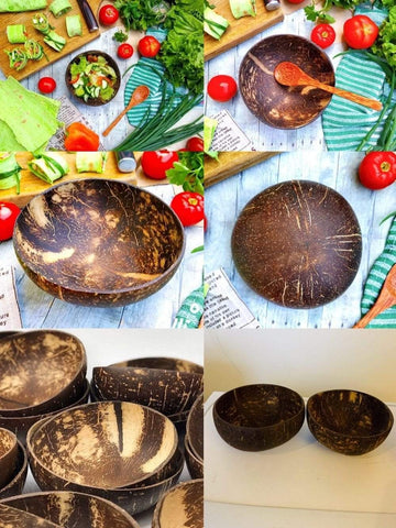Coconut Salad Bowl Set