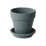 Uptown Vibez Dark gray green Jushi Ceramic Pot