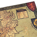Game of Thrones Westeros Wall Map