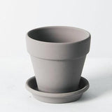 Uptown Vibez Gray red Jushi Ceramic Pot