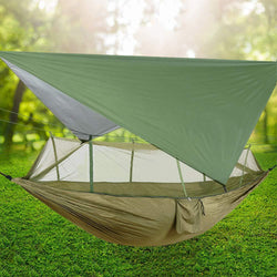 Hammock with Mosquito Net and Sun Shelter