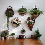 Uptown Vibez Hand Made Wicker Hanging Basket