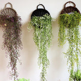 Uptown Vibez Hand Made Wicker Hanging Basket