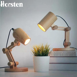 Uptown Vibez Horsten Design Wooden Table Lamp