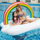 Inflatable Cloud Rainbow Float Mattress
