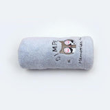 Uptown Vibez LakeBlue Cat / 25x65cm / China Quick Drying Hair Towel
