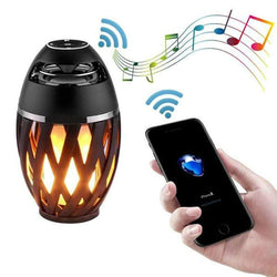 LED Flame Lights Bluetooth Speaker