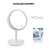 LED Makeup Mirror With Fan