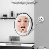 Uptown Vibez Magnifying Led Lighted Makeup Mirror