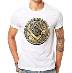 Men's Freemasonry Badge Masonic G T Shirt