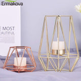 Uptown Vibez Modern Geomatric Cage Candle Holder