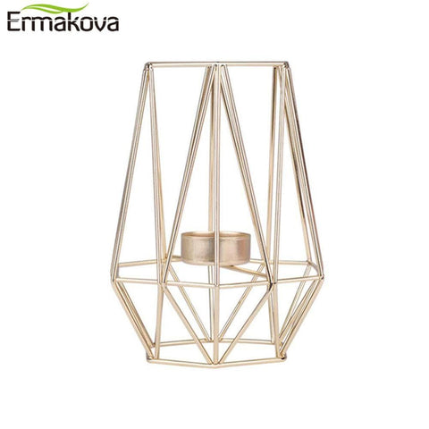 Modern Geomatric Cage Candle Holder