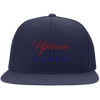 CustomCat Hats Navy / S/M Flat Bill Twill Flexfit Cap