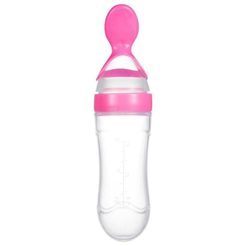 Baby SiliconeSpoon Feeding Bottle