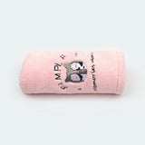 Uptown Vibez Pink Cat / 25x65cm / China Quick Drying Hair Towel