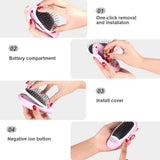 Portable Electric Ionic Hairbrush