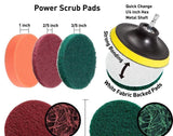 Power Scrubber Drill Brush Kit