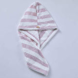 Uptown Vibez Purple Stripe / 25x65cm / China Quick Drying Hair Towel
