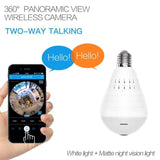 Smart Bulb 360° IP Wireless Panoramic CCTV