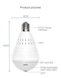 Smart Bulb 360° IP Wireless Panoramic CCTV