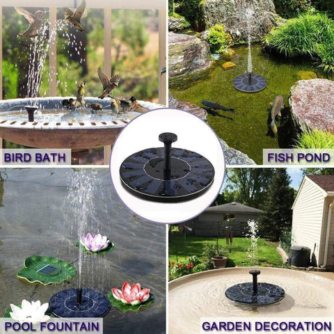 Solar Garden Fountains