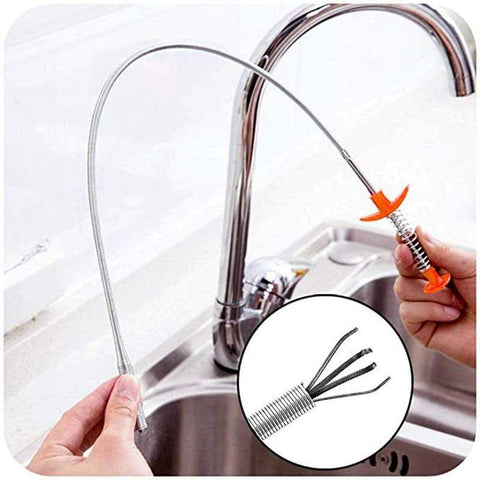 Spring Pipe Cleaning Tool