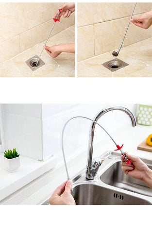 Spring Pipe Cleaning Tool
