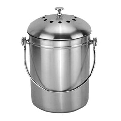 Stainless Steel Compost Bin for Kitchen Countertop