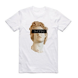 Men's Roman Statue Head T-shirt