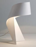 Uptown Vibez White Origami Modern Minimalist Desk Lamp