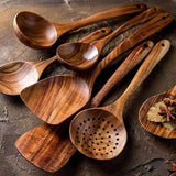 Uptown Vibez Wooden Kitchen Spoon Set