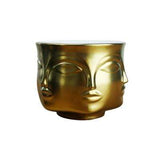 Uptown Vibez Yellow Ceramic Face Pots