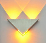 Uptown Vibez Yellow / China Modern LED Triangle Lampure Wall Sconce